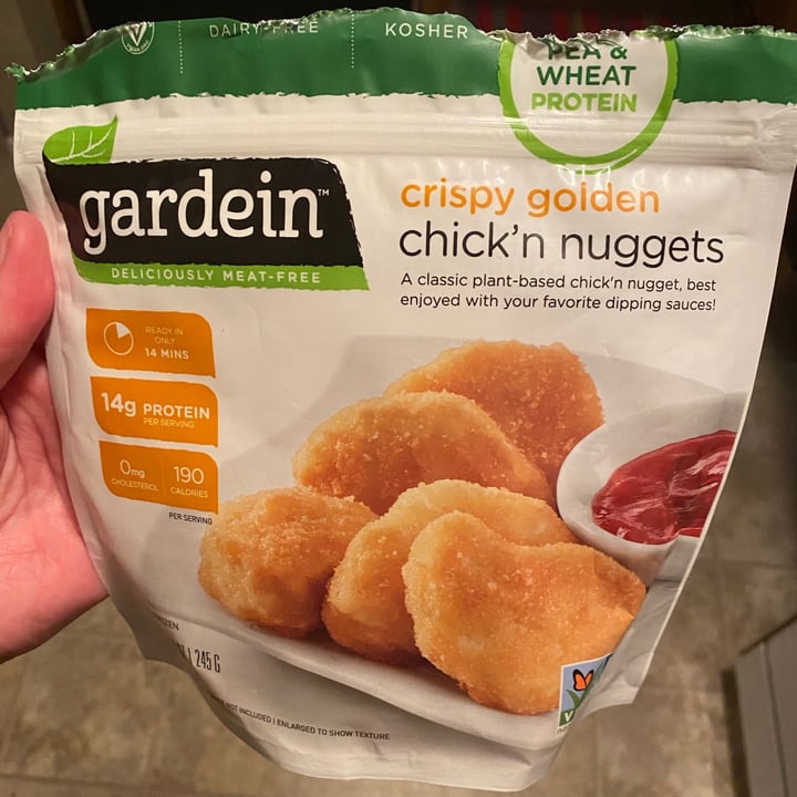 photo of Gardein Crispy Golden Chick’n Nuggets shared by @gothyvegan on  03 Dec 2020 - review
