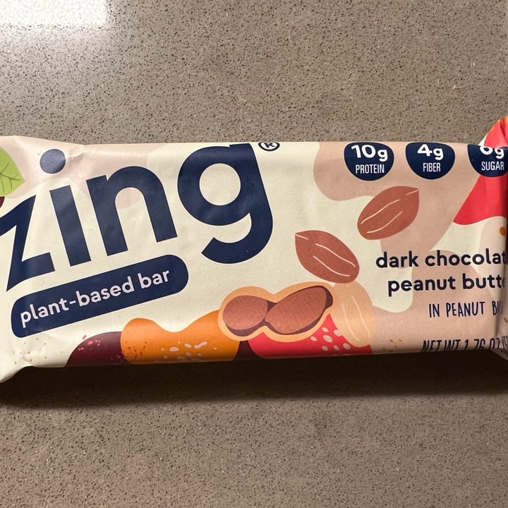 photo of Zing Dark Chocolate Peanut Butter shared by @berryveganplanet on  18 Aug 2022 - review