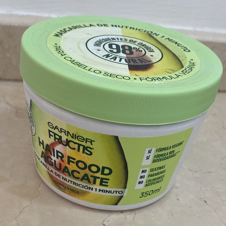 photo of Garnier Mascarilla Hair Food Aguacate shared by @pilicarro on  24 Aug 2022 - review