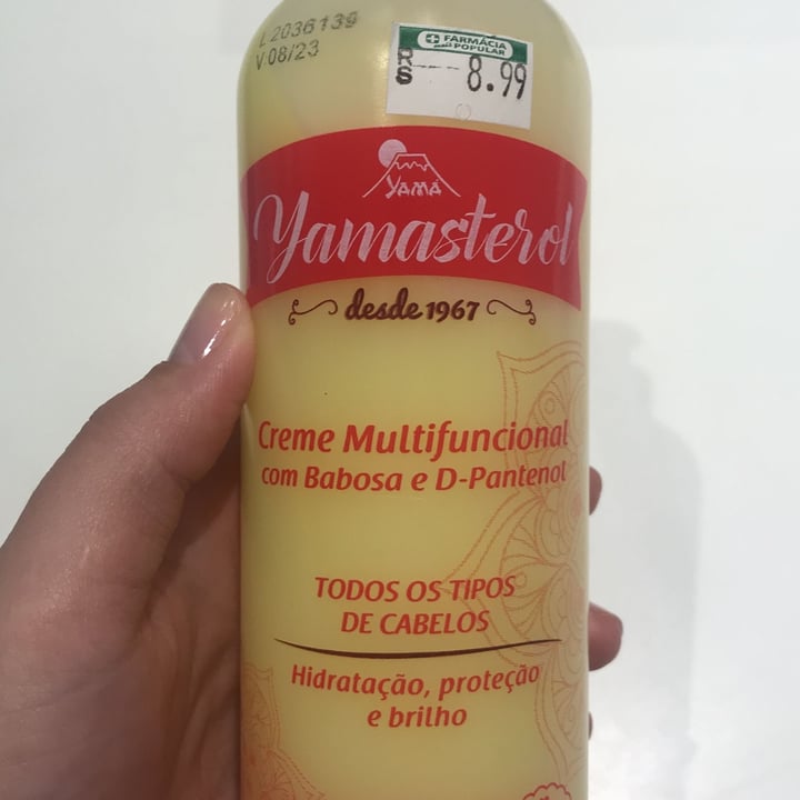 photo of Yamasterol Creme Multifuncional com Babosa e D-Pantenol shared by @marimateus on  02 May 2022 - review