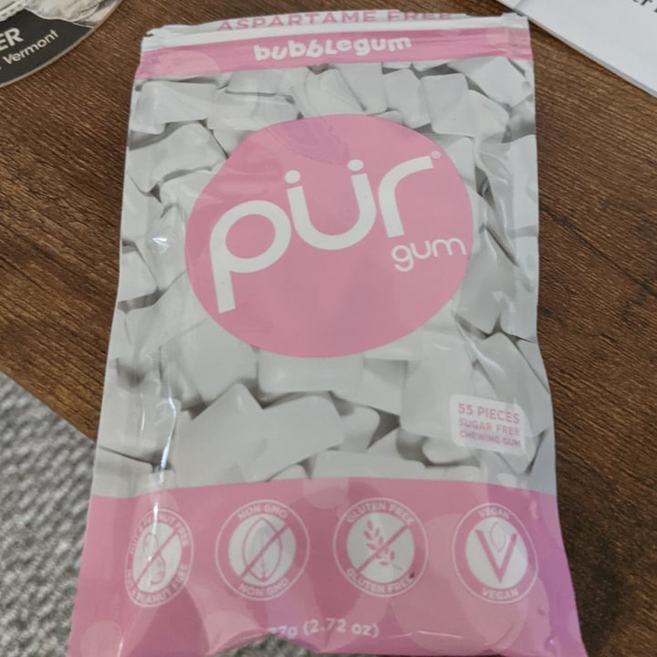 photo of PÜR Gum Aspartame Free Bubblegum shared by @hexadecimaljunk on  12 Jan 2021 - review