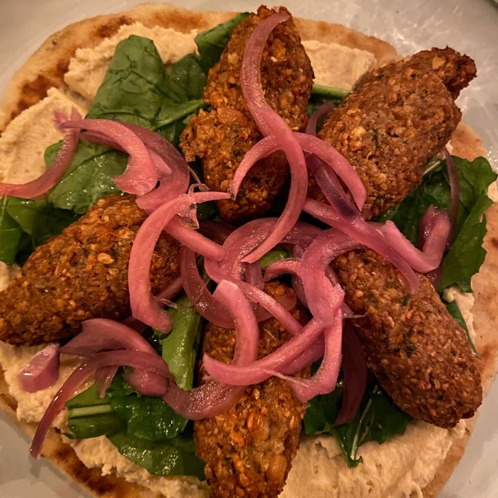 Peaches Hazelwood, Pretoria, South Africa Falafel Flatbread (Veganised