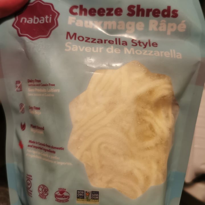 photo of Nabati Mozzarella Style Cheeze Shreds shared by @virginieparenteau on  21 Sep 2021 - review