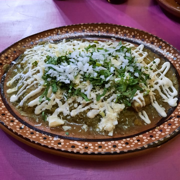 photo of RV Cenaduria Vegana Enchiladas Verdes shared by @uvazombie on  29 Sep 2021 - review