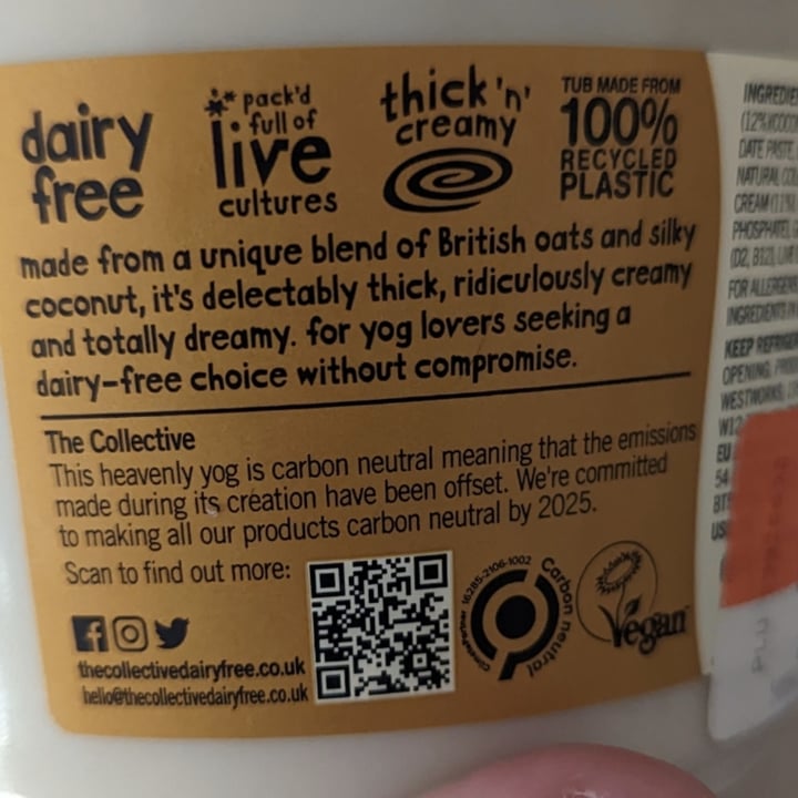 photo of The Collective Fudge Flavoured Oat And Coconut Live Gourmet Yoghurt shared by @ryster on  03 Dec 2022 - review