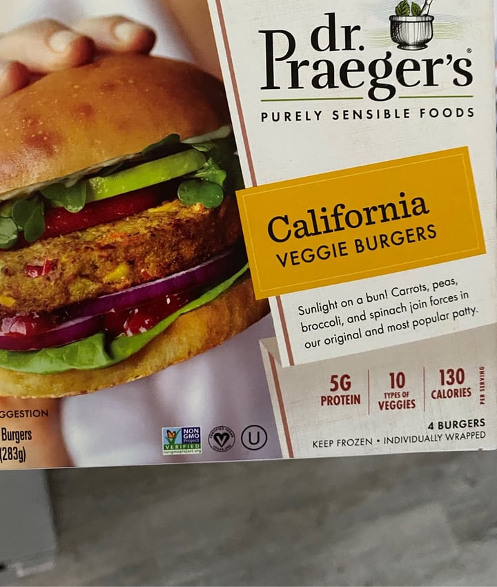 photo of Dr. Praeger's California Veggie Burgers shared by @kaelinm on  26 Apr 2020 - review