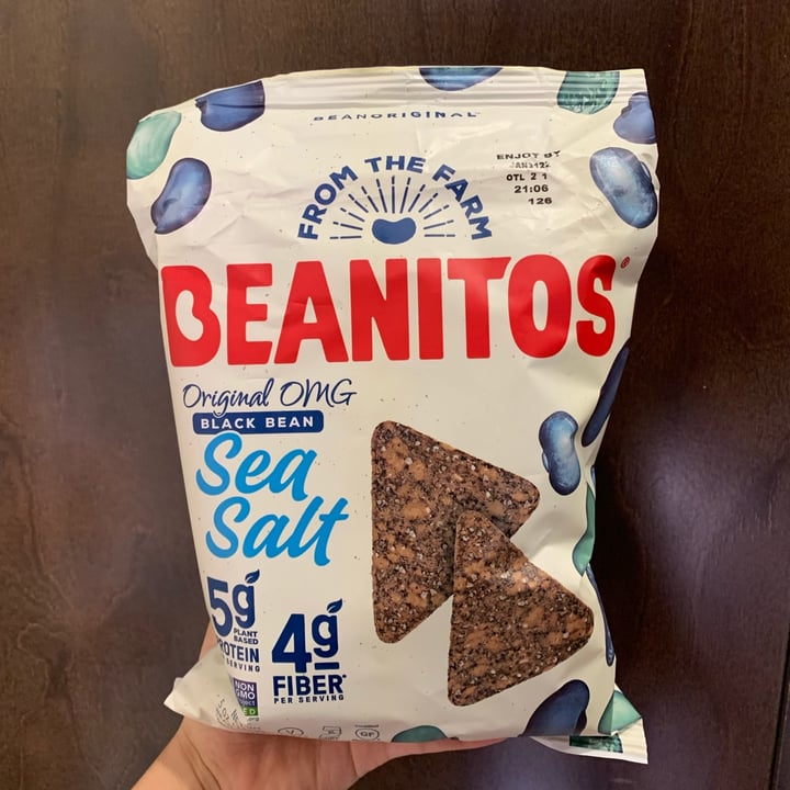 photo of Beanitos Beanitos Original OMG Sea Salt Black Bean Chips shared by @celinaserenity on  16 Oct 2021 - review