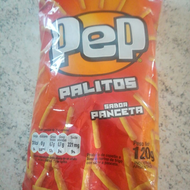 photo of Pepsico Palitos Sabor Panceta  Pep shared by @melicardenass on  15 Oct 2021 - review