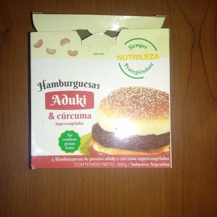 photo of Nutrileza Hamburguesa de aduki y cúrcuma shared by @lucesdenavidad on  01 Sep 2021 - review