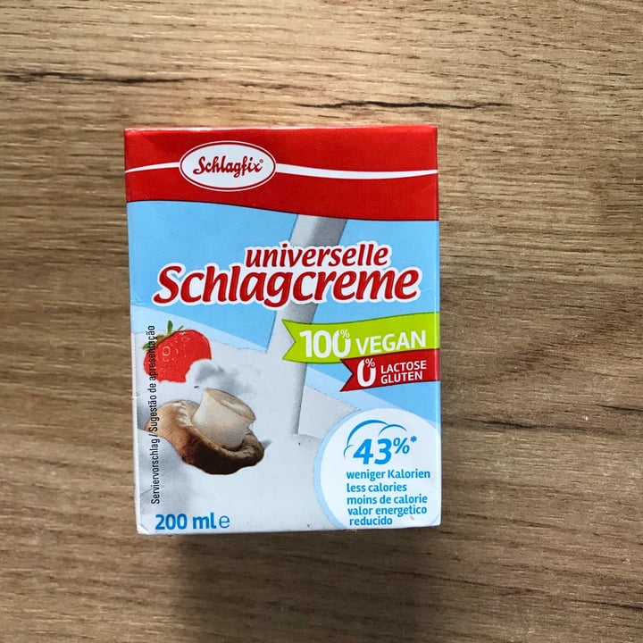 photo of Schlagfix Universelle Schlagcreme shared by @david- on  22 Oct 2020 - review