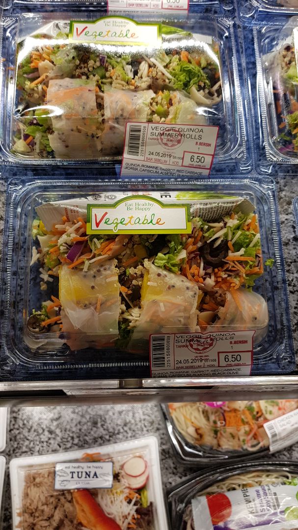 Vege roll at Jusco Cheras Selatan Lebuhraya SILK - Vegan Dish Reviews ...