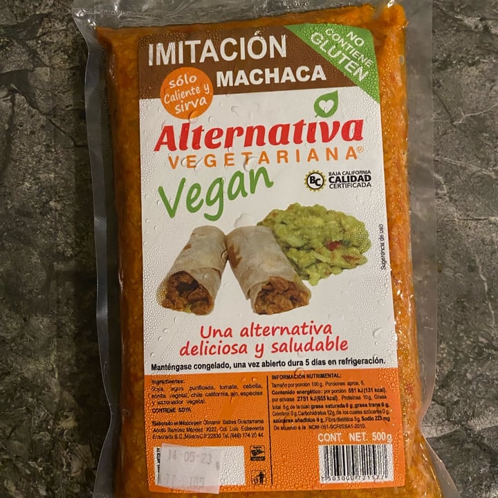 photo of Alternativa vegetariana imitación machaca shared by @strawberryswan on  05 Nov 2022 - review
