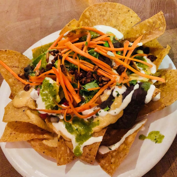 photo of Cafe Gratitude San Diego Nachos shared by @meredithsveganlife on  05 Nov 2020 - review