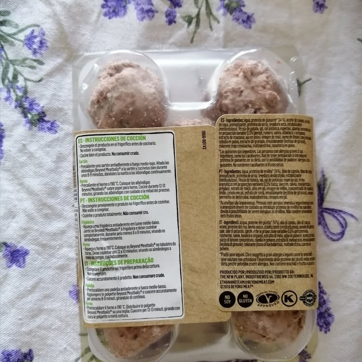 photo of Beyond Meat Beyond Meatballs Italian Style shared by @fedefiona02 on  25 Jun 2022 - review