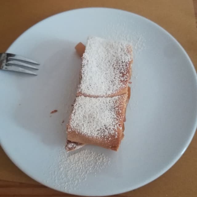 Foto do prato “Strudel di mele”