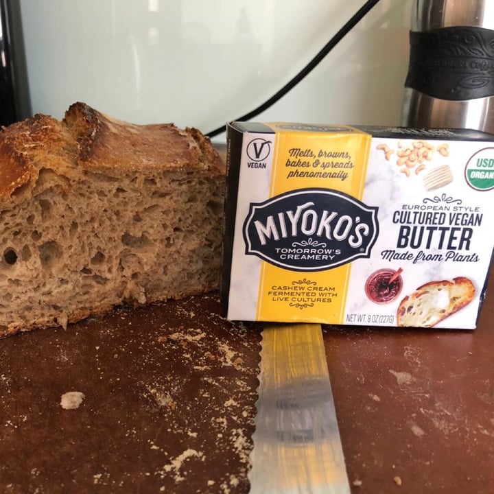 photo of Miyoko's Creamery European Style Cultured Vegan Butter Hint of Sea Salt shared by @mnunes on  05 Jul 2021 - review