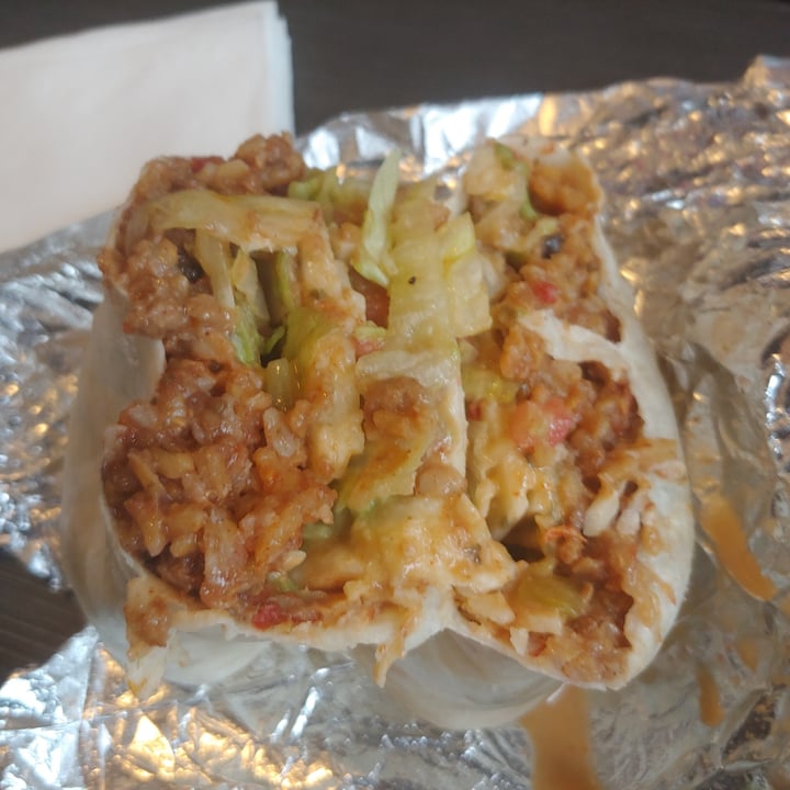 review photo of Más Veggies Vegan Taqueria The Loaded Burrito shared by @grapehead on 11 Oct 2021 - review
