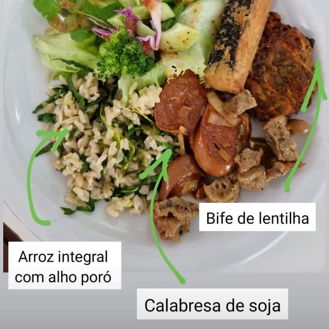 Foto do prato “Arroz Com Alho Poro”