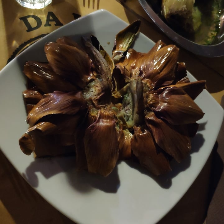 review photo of Da Vittorio a Trastevere carciofo alla giudia shared by @frenny on 16 Apr 2022 - review