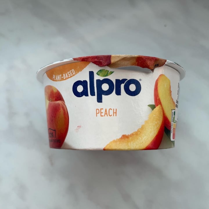 photo of Alpro Peach Yoghurt shared by @lori135 on  04 Oct 2022 - review