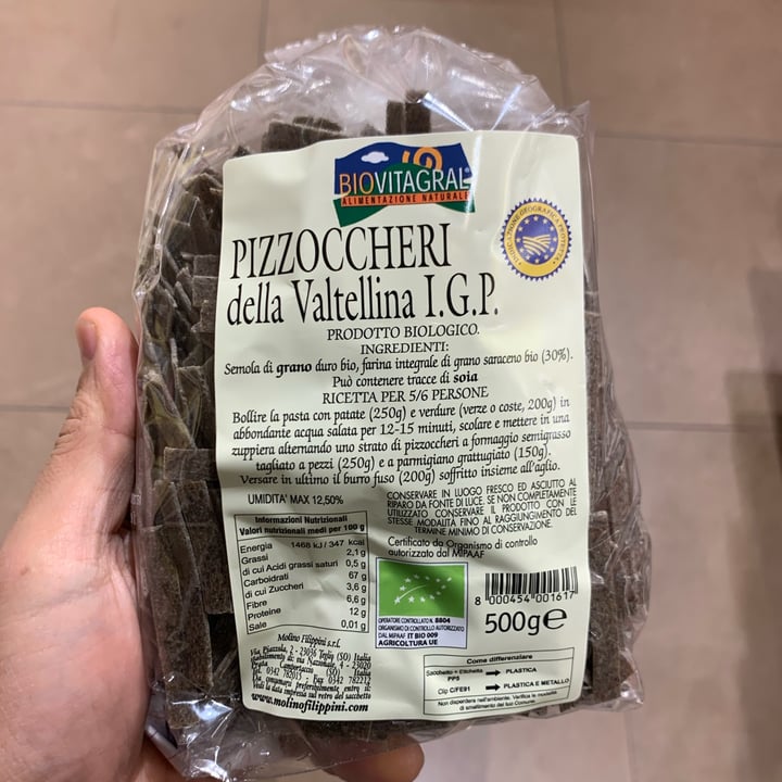 review photo of Biovitagral pizzoccheri della valtellina shared by @aprilbagaglio on 30 Sep 2022 - review
