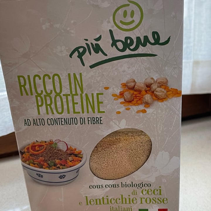 review photo of Piú bene Cous cous ceci e lenticchie rosse shared by @rosa23 on 12 Apr 2022 - review