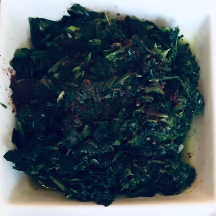 photo of Turkish Meze, FEZ Spinach sauté shared by @veganfoodcrazy on  18 Oct 2020 - review
