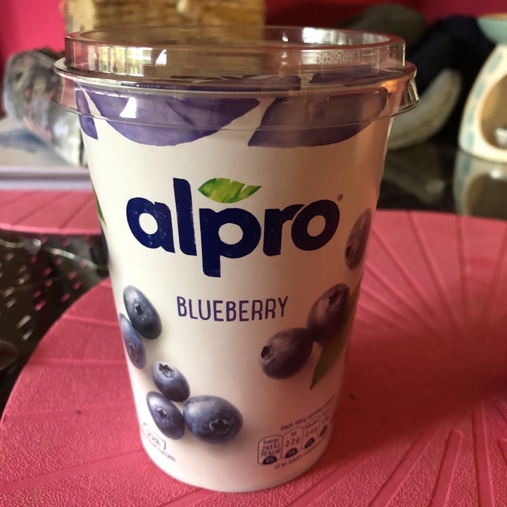 photo of Alpro Blueberry Yogurt shared by @elwa21 on  11 Jan 2020 - review