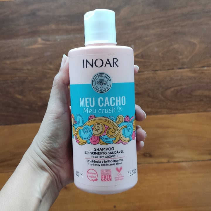 photo of Inoar Meu Cacho SHAMPOO shared by @jujubavegan on  20 Jan 2023 - review