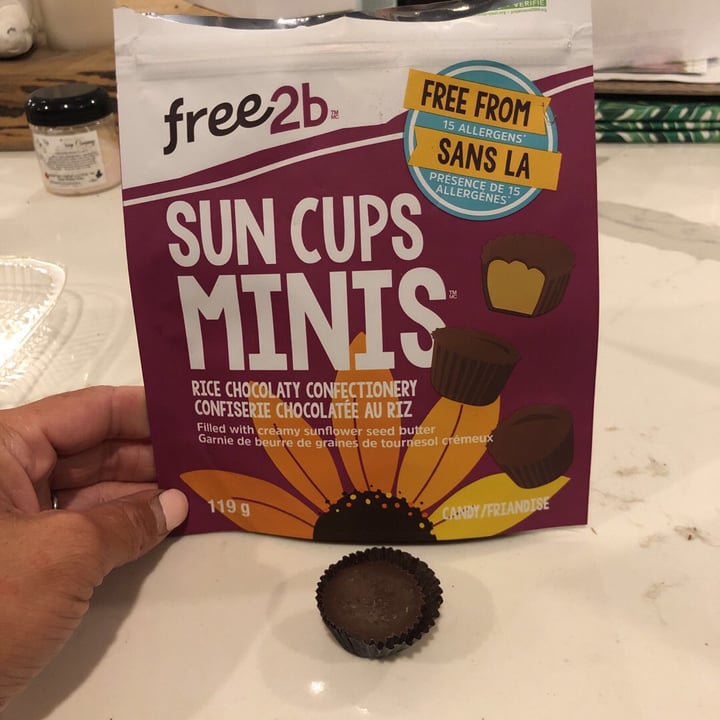 photo of Free2b Foods Sun Cups Minis shared by @meganmostacci on  20 Aug 2019 - review