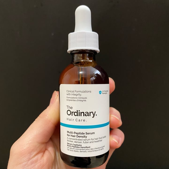 photo of The Ordinary Multi-peptide serum for hair density shared by @anniekimderoy on  07 Feb 2022 - review