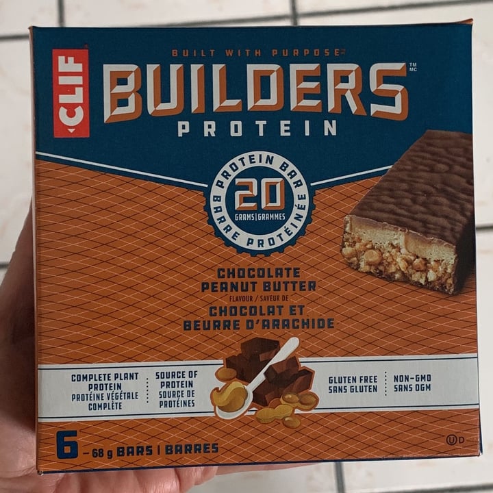 photo of Clif Bar Builders Chocolate Peanut Butter Protein Bar shared by @nbacha on  22 May 2022 - review