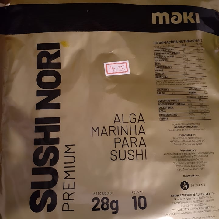 photo of Maki Alga Nori shared by @matheusvitaca4 on  14 Sep 2022 - review