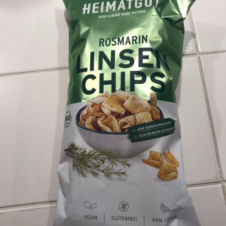 photo of Heimatgut Rosemary Lentil chips shared by @hgc on  25 Sep 2020 - review