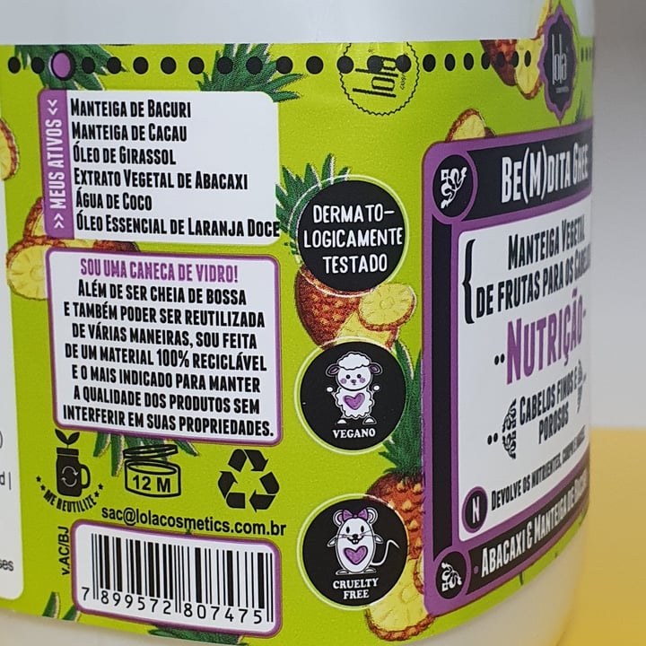 review photo of Lola Cosmetics Be(m)dita Ghee Nutrição shared by @anacarrijo on 21 Sep 2021 - review