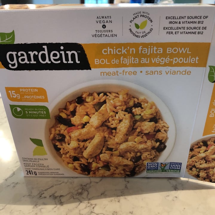 review photo of Gardein Chick'n Fajita Bowl shared by @threelittlebirdsfarm on 08 Jul 2021 - review
