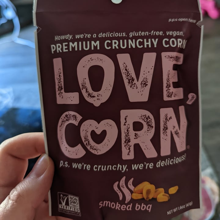 photo of Love, Corn Bbq flavour corn snack shared by @ashleyash on  12 Aug 2022 - review