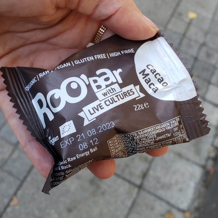 review photo of Roo'bar Cacao Maca with live cultures Ball shared by @lilwanderer on 18 Dec 2022 - review