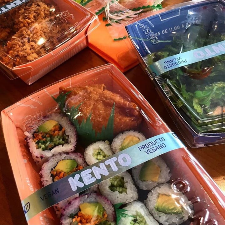 photo of Kento Shop Sushi Box Midori shared by @ifveganism on  14 May 2020 - review