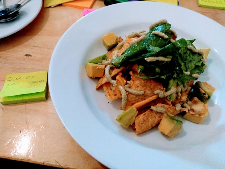 photo of De Raíz Cocina Café Tacos con queso vegan shared by @drpaulavet on  03 Aug 2019 - review