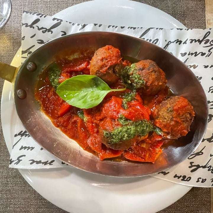 photo of Shtastlivetsa Vegan meatballs with spicy tomato sauce shared by @francescamavilio on  15 Aug 2022 - review