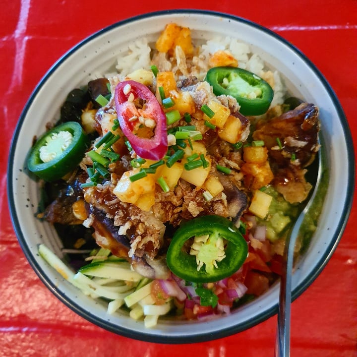 review photo of Bad Hombres Miso Eggplant Mexican bowl shared by @melin on 20 Feb 2021 - review