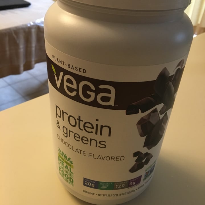 photo of Plant-Based Vega  Protein & Greens - Chocolate Flavoured shared by @reywatson on  22 Nov 2020 - review