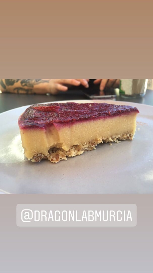 photo of Dragon Lab Cheescake shared by @xponycorniaveganx on  16 Dec 2019 - review