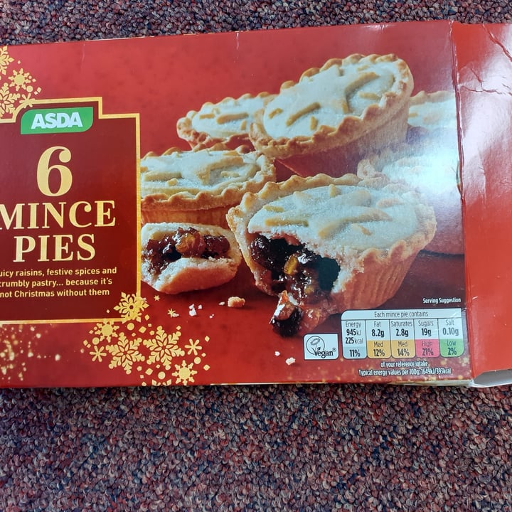 photo of ASDA 6 Mince Pies shared by @lucylou77 on  17 Dec 2021 - review