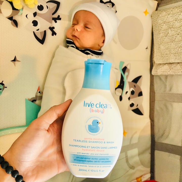review photo of Live Clean Baby Tearless shampoo & wash shared by @meredithsveganlife on 25 Jan 2021 - review