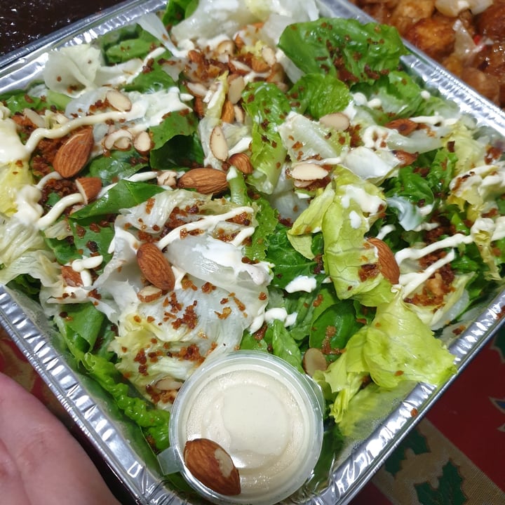 review photo of The Green Pantry Almond Garlic Salad shared by @imdanauknow on 09 May 2022 - review
