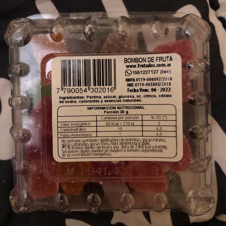 photo of Frutados Bombones Frutados shared by @margenco on  17 Jul 2021 - review