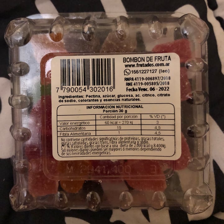 review photo of Frutados Bombones Frutados shared by @margenco on 17 Jul 2021 - review