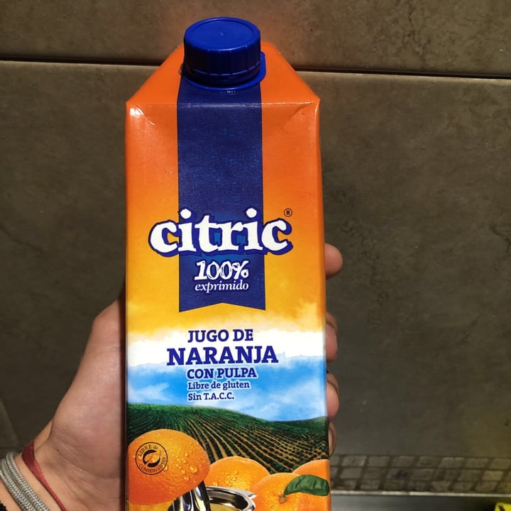 review photo of Citric Jugo de naranja Con Pulpa shared by @nehuenuriarte on 09 Aug 2021 - review